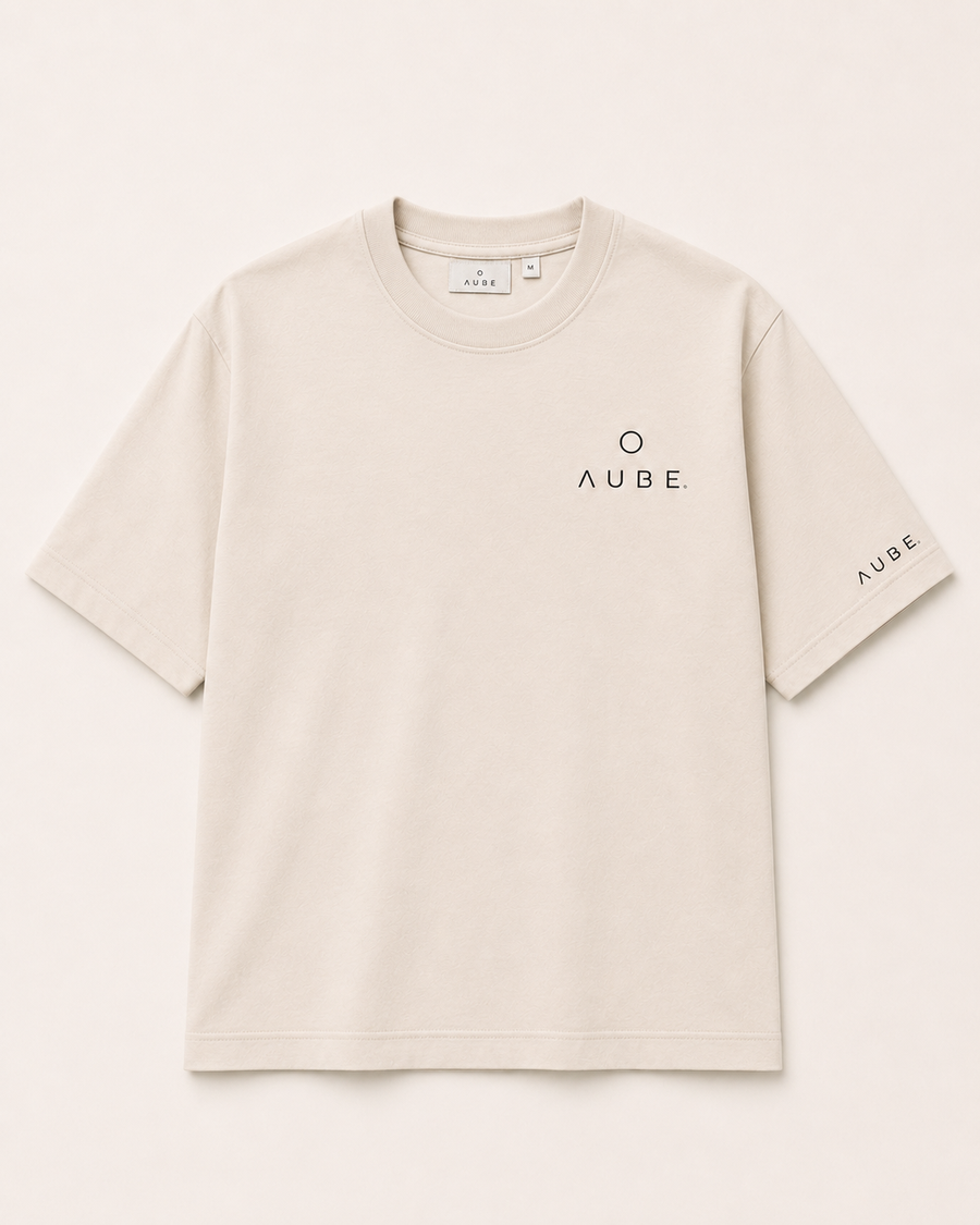 T-shirt Aube Édition 01 écru naturel